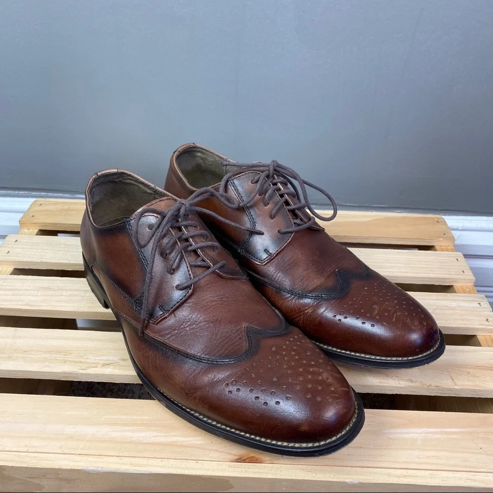 Asher‎ green lace up oxford size 8